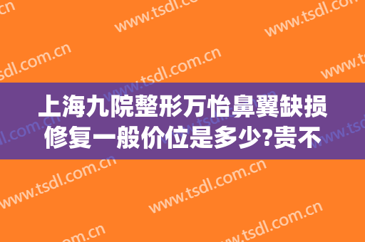 上海九院整形万怡鼻翼缺损修复一般价位是多少?贵不贵?(上海第九人民医院鼻翼缩小多少钱)
