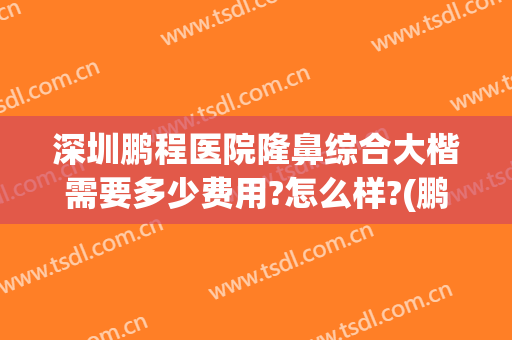 深圳鹏程医院隆鼻综合大楷需要多少费用?怎么样?(鹏程整形医院做鼻子怎样)