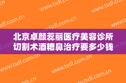 北京卓颜蕊丽医疗美容诊所切割术酒糟鼻治疗要多少钱?效果怎么样?