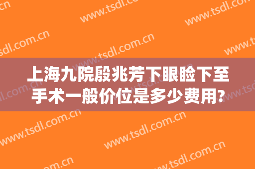 上海九院殷兆芳下眼睑下至手术一般价位是多少费用?怎么样?(上海九院眼睑下垂手术费用)