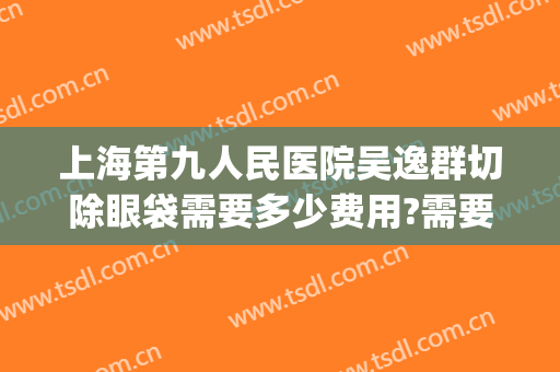 上海第九人民医院吴逸群切除眼袋需要多少费用?需要多久恢复?(上海九院眼袋手术费用)