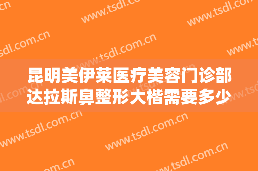 昆明美伊莱医疗美容门诊部达拉斯鼻整形大楷需要多少钱?需要多久恢复?