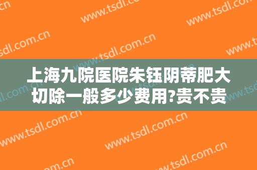 上海九院医院朱钰阴蒂肥大切除一般多少费用?贵不贵?