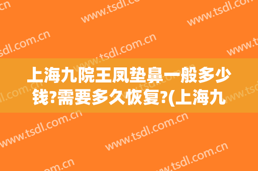 上海九院王凤垫鼻一般多少钱?需要多久恢复?(上海九院修复鼻子多少钱)