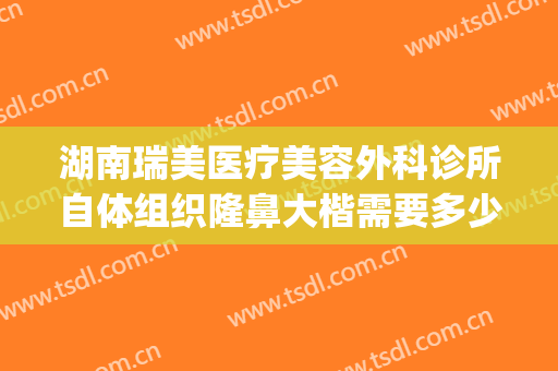 湖南瑞美医疗美容外科诊所自体组织隆鼻大楷需要多少钱?怎么样?(瑞德美容整形医院)