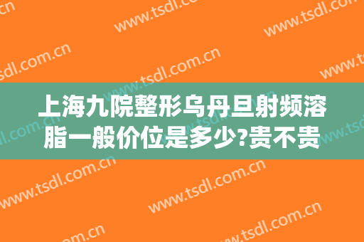 上海九院整形乌丹旦射频溶脂一般价位是多少?贵不贵?(上海九院整形抽脂多少钱)