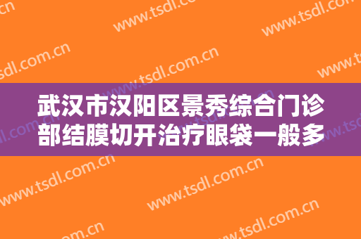 武汉市汉阳区景秀综合门诊部结膜切开治疗眼袋一般多少钱?效果怎么样?