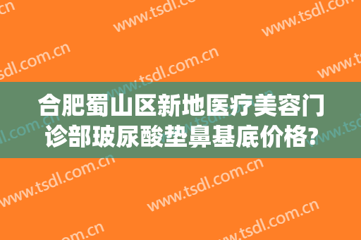 合肥蜀山区新地医疗美容门诊部玻尿酸垫鼻基底价格?有哪些优势?(合肥蜀山区整容医院)
