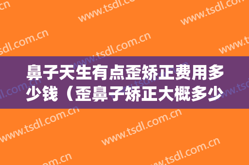 鼻子天生有点歪矫正费用多少钱（歪鼻子矫正大概多少钱）(鼻梁歪了可以矫正吗?大概需要多少钱)