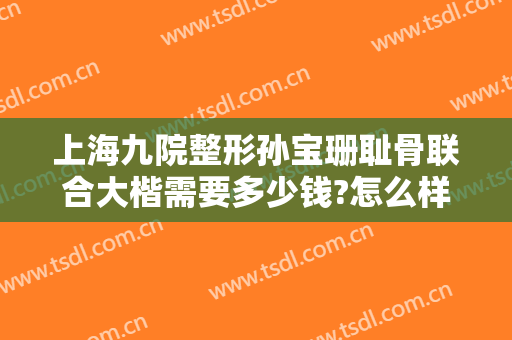 上海九院整形孙宝珊耻骨联合大楷需要多少钱?怎么样?