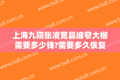 上海九院张凌宽鼻缩窄大楷需要多少钱?需要多久恢复?