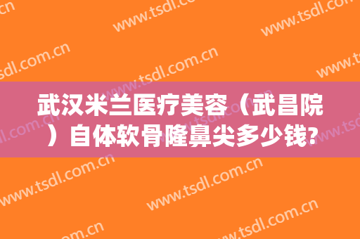 武汉米兰医疗美容（武昌院）自体软骨隆鼻尖多少钱?怎么样?(武汉假体隆鼻的费用)