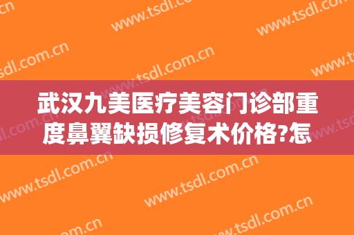 武汉九美医疗美容门诊部重度鼻翼缺损修复术价格?怎么样?(九美医疗美容医院)