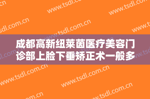 成都高新纽莱茵医疗美容门诊部上脸下垂矫正术一般多少钱?多长时间恢复?