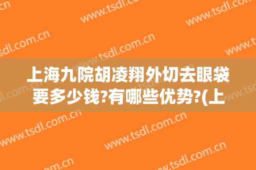 上海九院胡凌翔外切去眼袋要多少钱?有哪些优势?(上海九院做去眼袋手术最好的主任医生)