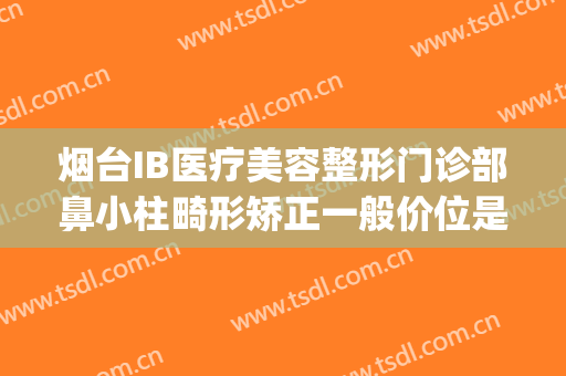 烟台IB医疗美容整形门诊部鼻小柱畸形矫正一般价位是多少?可靠吗?(烟台IB整形医院)