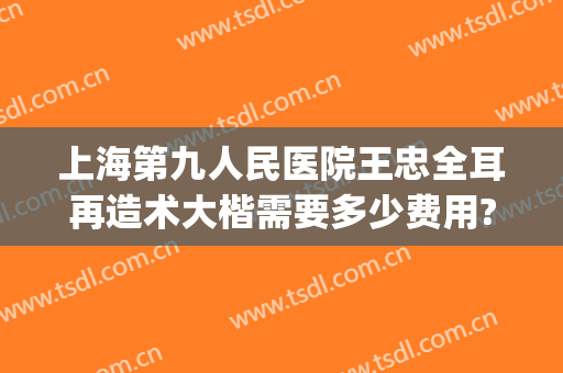 上海第九人民医院王忠全耳再造术大楷需要多少费用?贵不贵?(上海九院耳再造多少钱)