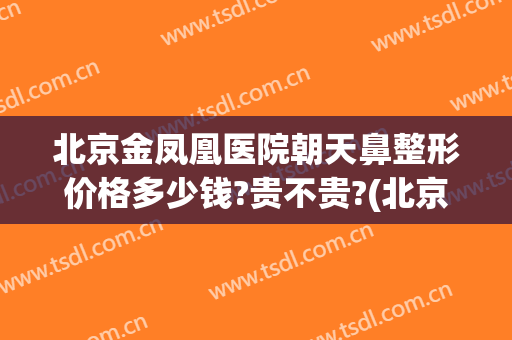 北京金凤凰医院朝天鼻整形价格多少钱?贵不贵?(北京隆鼻子多少钱 北京隆鼻)