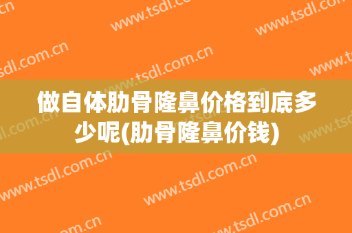 做自体肋骨隆鼻价格到底多少呢(肋骨隆鼻价钱)