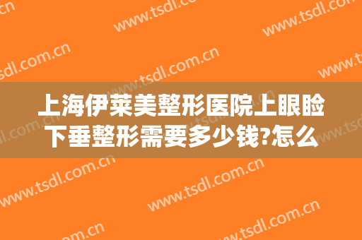 上海伊莱美整形医院上眼睑下垂整形需要多少钱?怎么样?(上海伊莱美做双眼皮怎么样)