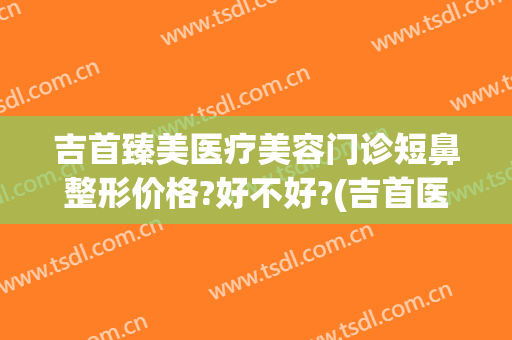 吉首臻美医疗美容门诊短鼻整形价格?好不好?(吉首医疗美容医院)