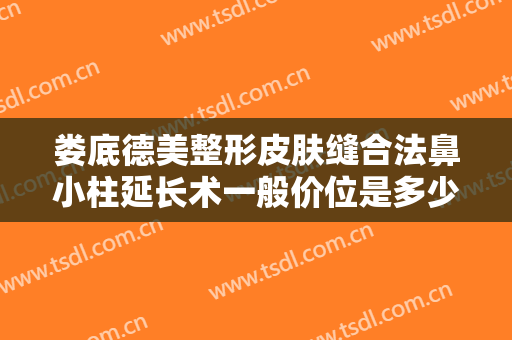 娄底德美整形皮肤缝合法鼻小柱延长术一般价位是多少钱?效果怎么样?