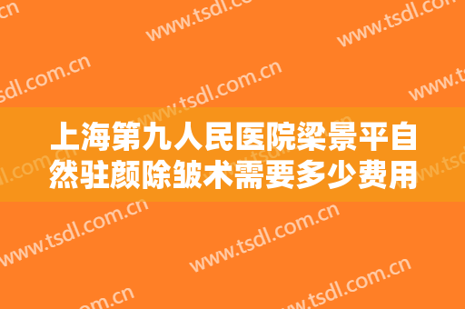 上海第九人民医院梁景平自然驻颜除皱术需要多少费用?好不好?