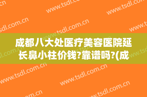 成都八大处医疗美容医院延长鼻小柱价钱?靠谱吗?(成都八大处医疗美容医院是公立吗)