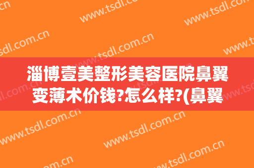 淄博壹美整形美容医院鼻翼变薄术价钱?怎么样?(鼻翼肥大整形要多少钱)