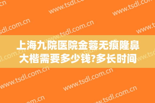 上海九院医院金蓉无痕隆鼻大楷需要多少钱?多长时间恢复?(上海九院整形鼻子多少钱)
