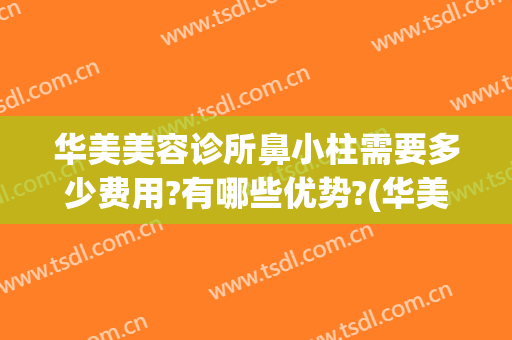 华美美容诊所鼻小柱需要多少费用?有哪些优势?(华美整形医院做鼻子多少钱?)