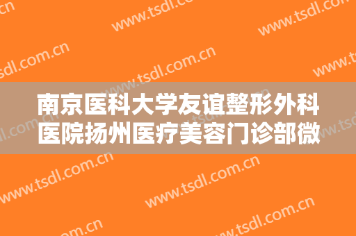 南京医科大学友谊整形外科医院扬州医疗美容门诊部微创隆鼻需要多少费用?效果怎么样?