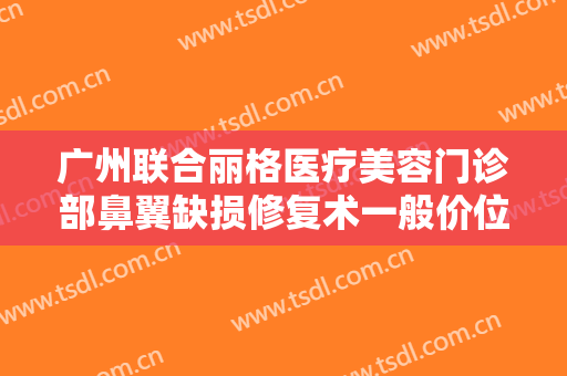 广州联合丽格医疗美容门诊部鼻翼缺损修复术一般价位是多少?贵不贵?
