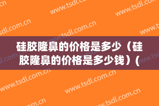 硅胶隆鼻的价格是多少（硅胶隆鼻的价格是多少钱）(硅胶隆鼻价格大概多少)