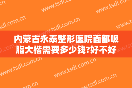 内蒙古永泰整形医院面部吸脂大楷需要多少钱?好不好?
