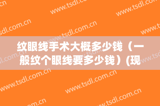 纹眼线手术大概多少钱（一般纹个眼线要多少钱）(现在纹眼线多少钱)