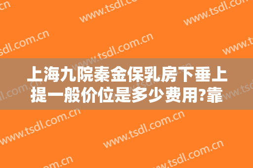上海九院秦金保乳房下垂上提一般价位是多少费用?靠谱吗?