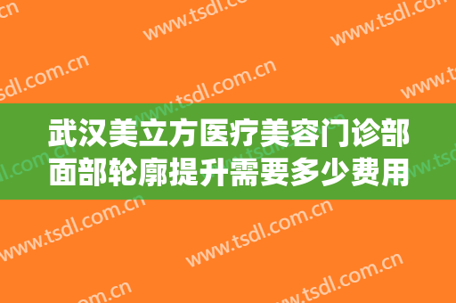 武汉美立方医疗美容门诊部面部轮廓提升需要多少费用?效果怎么样?(美立方医院美容)