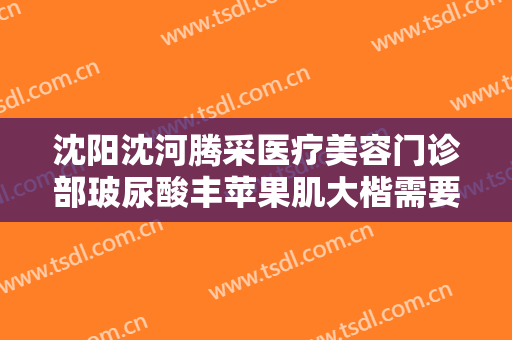 沈阳沈河腾采医疗美容门诊部玻尿酸丰苹果肌大楷需要多少钱?好不好?