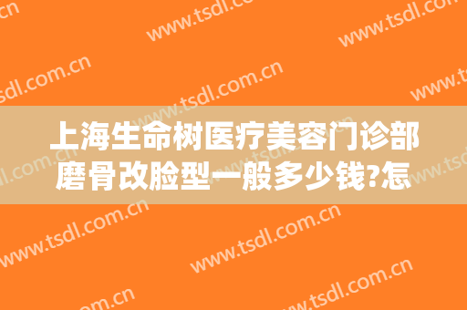 上海生命树医疗美容门诊部磨骨改脸型一般多少钱?怎么样?(磨骨改脸型手术费用)