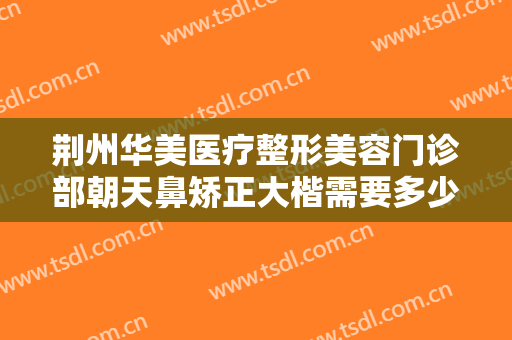 荆州华美医疗整形美容门诊部朝天鼻矫正大楷需要多少钱?多长时间恢复?