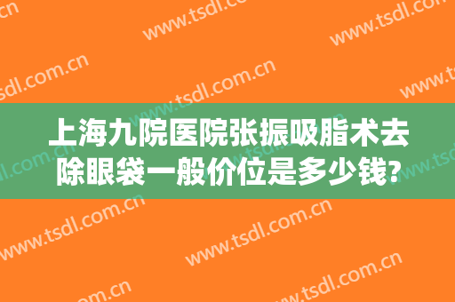 上海九院医院张振吸脂术去除眼袋一般价位是多少钱?贵不贵?(上海九院激光去眼袋多少钱)