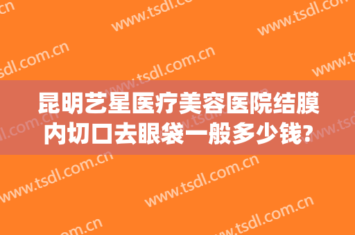 昆明艺星医疗美容医院结膜内切口去眼袋一般多少钱?可靠吗?(昆明哪家整形医院做眼袋做的最好)