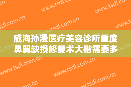 威海孙漫医疗美容诊所重度鼻翼缺损修复术大楷需要多少钱?有哪些优势?