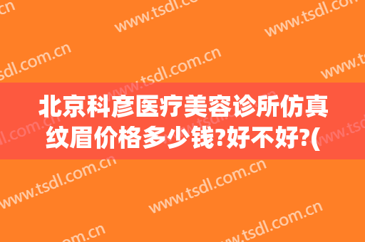 北京科彦医疗美容诊所仿真纹眉价格多少钱?好不好?(北京科彦医疗美容怎么样)