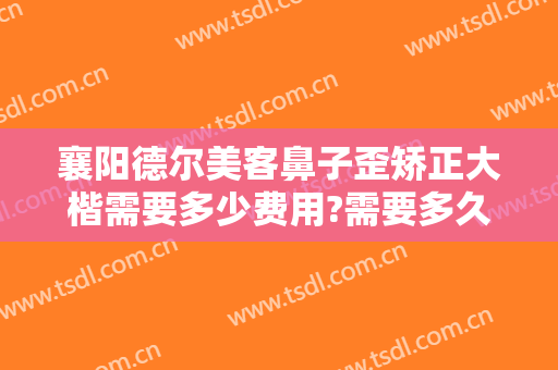 襄阳德尔美客鼻子歪矫正大楷需要多少费用?需要多久恢复?