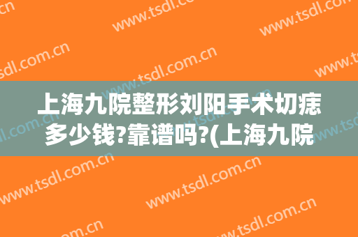 上海九院整形刘阳手术切痣多少钱?靠谱吗?(上海九院切痣价格)