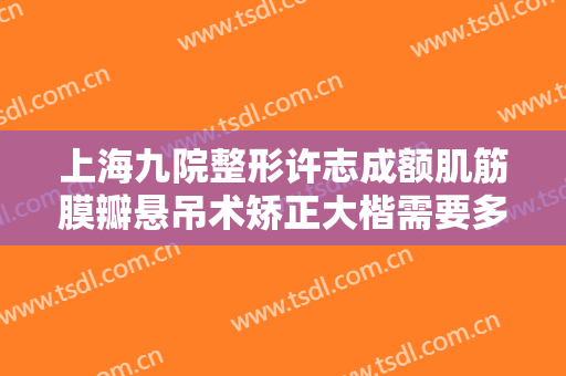 上海九院整形许志成额肌筋膜瓣悬吊术矫正大楷需要多少费用?怎么样?