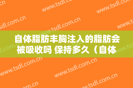自体脂肪丰胸注入的脂肪会被吸收吗 保持多久（自体脂肪丰胸多久后就不会再吸收了）