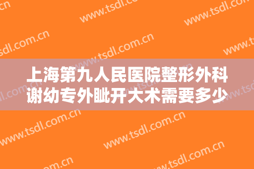上海第九人民医院整形外科谢幼专外眦开大术需要多少费用?好不好?